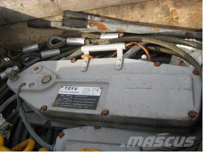  Rope pulling hoist - 3 stk. Подъемно-транспортное оборудование и грузовые лифты
