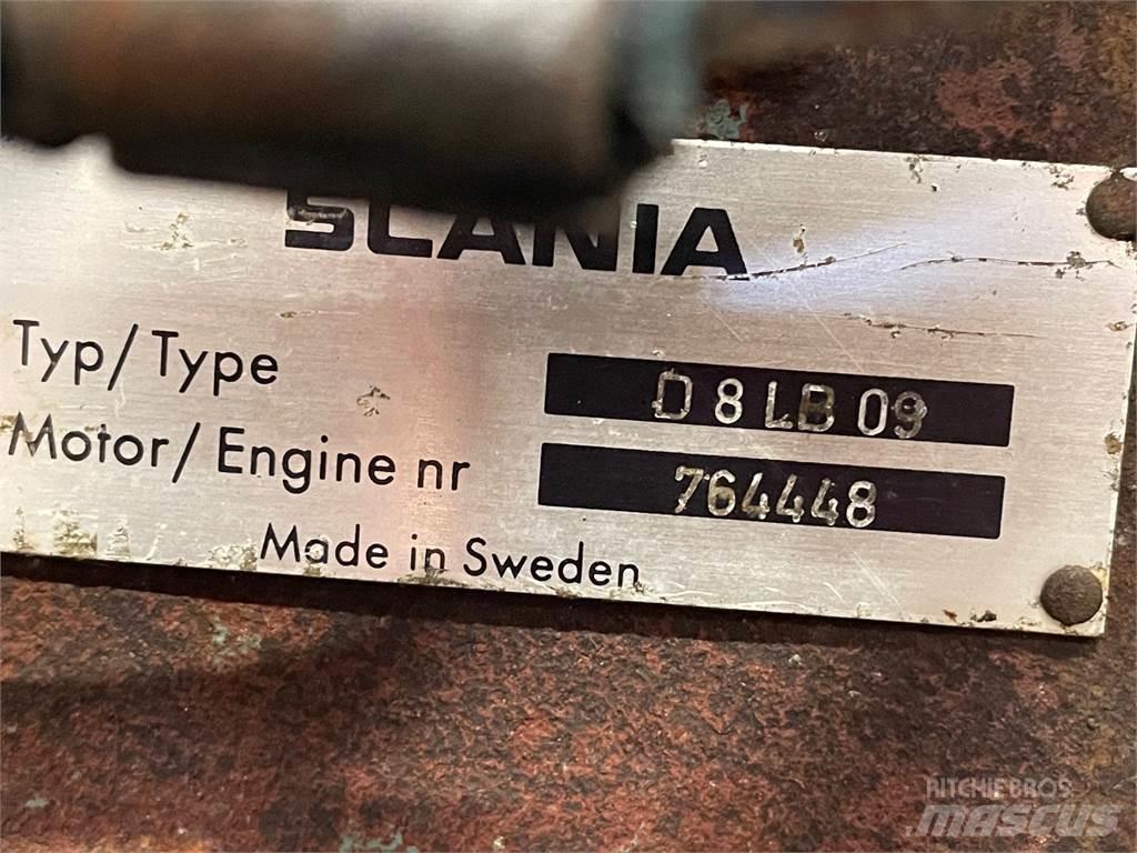 Scania D8L B09 motor. Двигатели