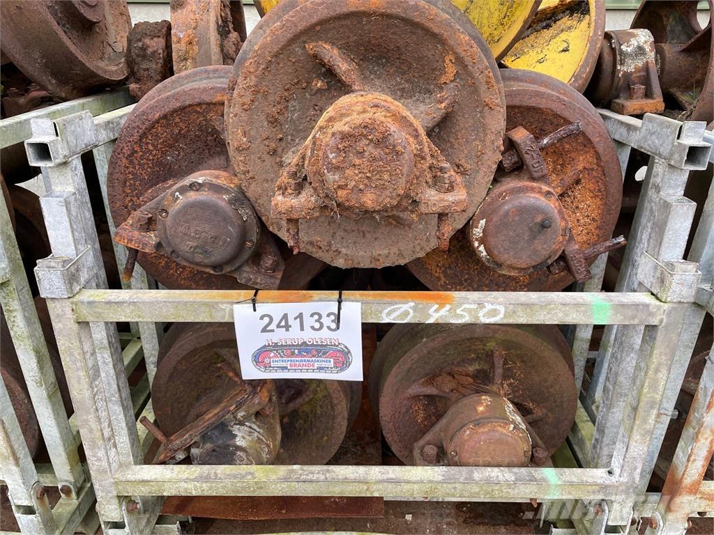  Skinnehjul ø450 mm + flange Шины и колёса