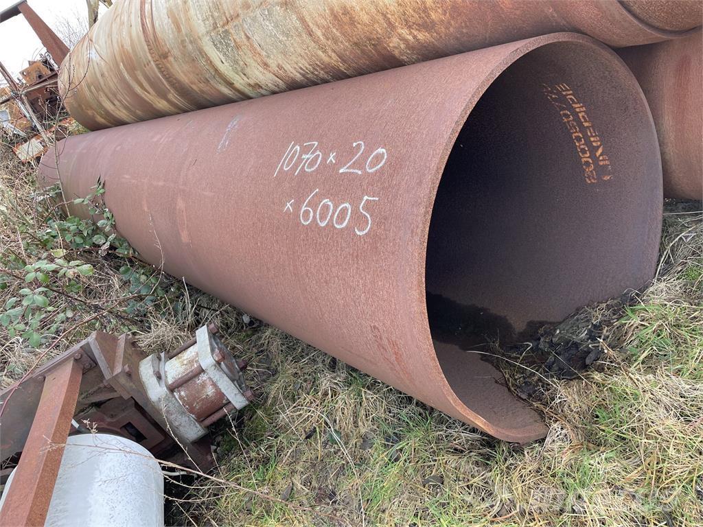  Stålrør ø1070x20x6005 mm Трубопроводное оборудование