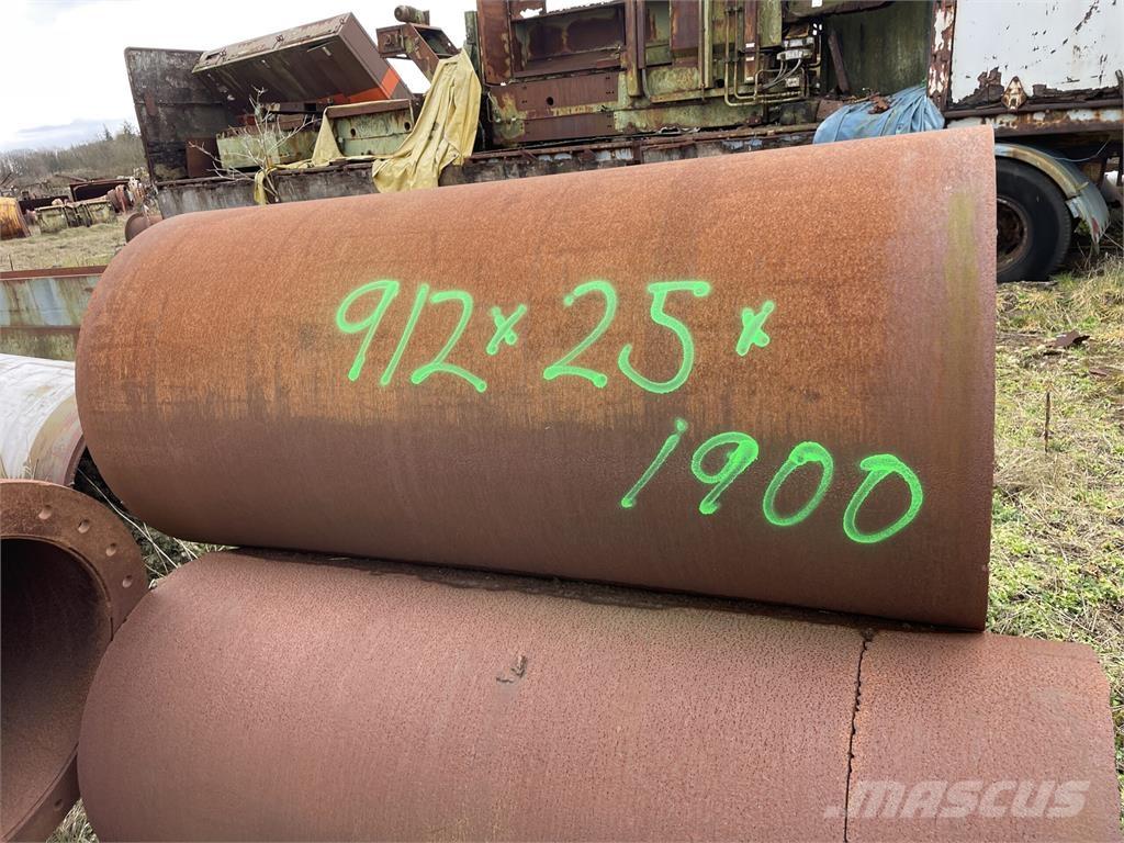  Stålrør ø912x25x1900 mm Трубопроводное оборудование
