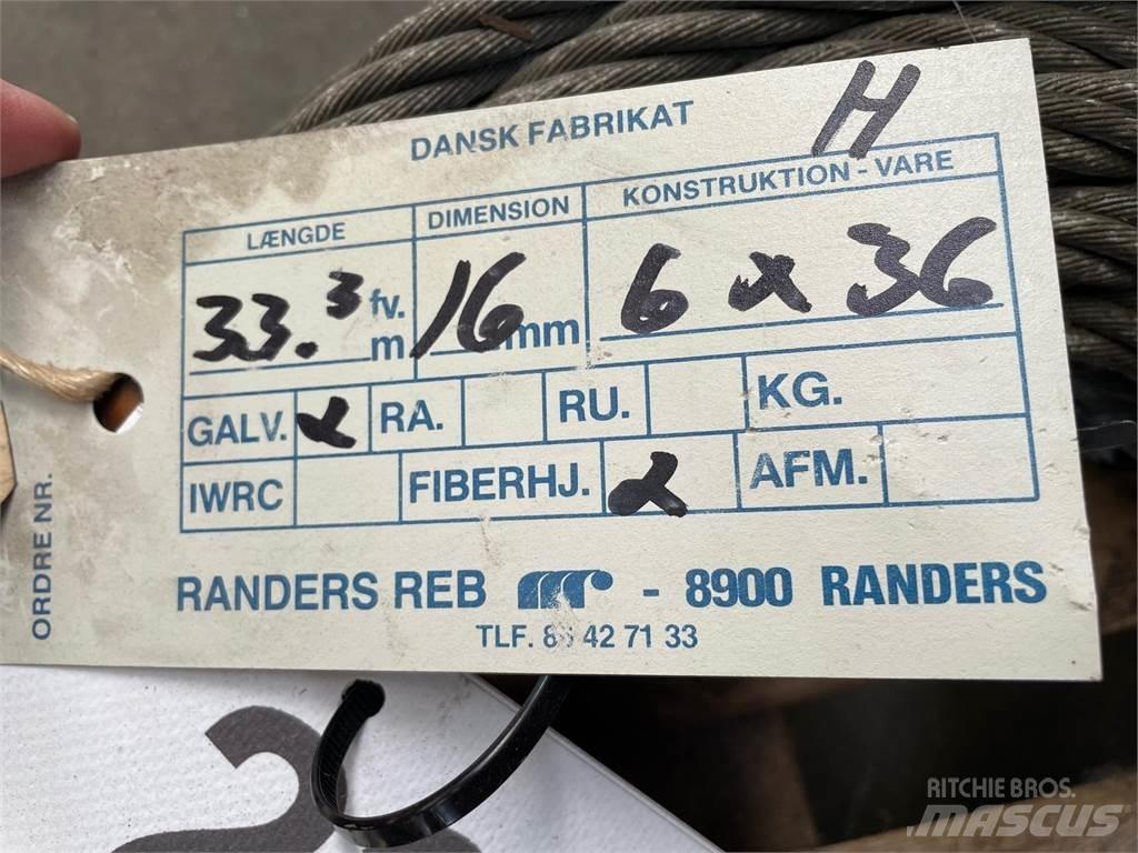 Stålwire Ø16 mm Запчасти для кранов