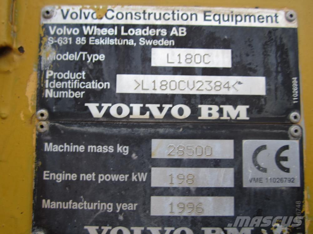 Volvo L180C til ophug Фронтальные погрузчики