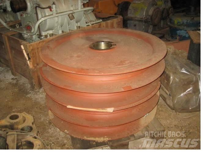  Wirehjul, ubrugte - 4 stk. Запчасти для кранов
