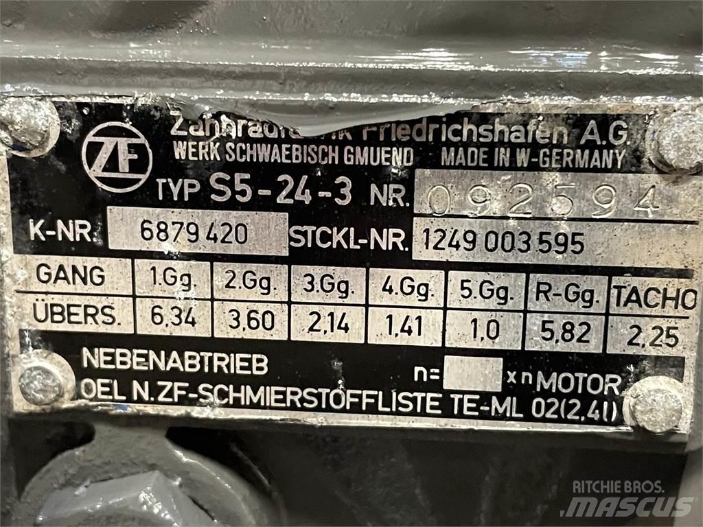 ZF gearkasse type S5-24-3 Трансмиссии и КПП