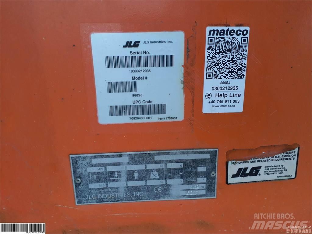 JLG 860SJ Коленчатые подъемники
