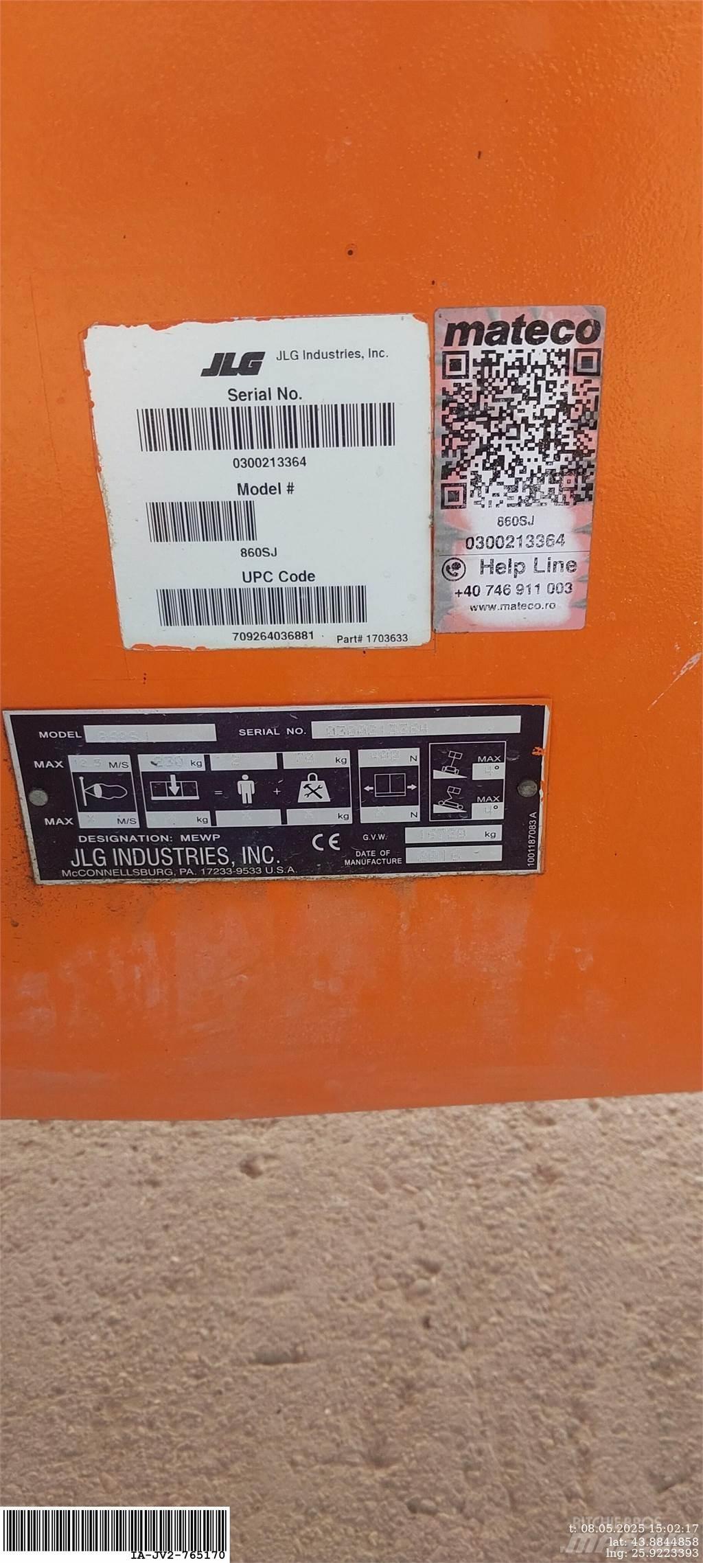 JLG 860SJ Коленчатые подъемники