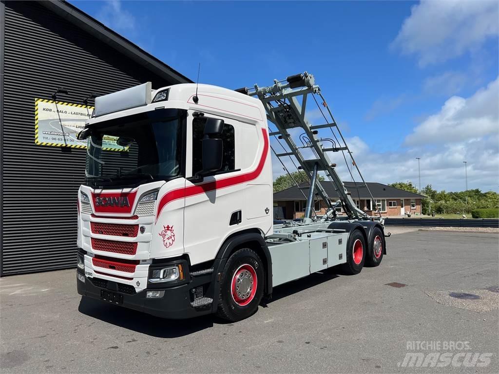 Scania R520 hejs Контейнеровозы