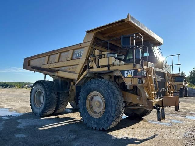 CAT 773D Шарнирно-сочленённые самосвалы