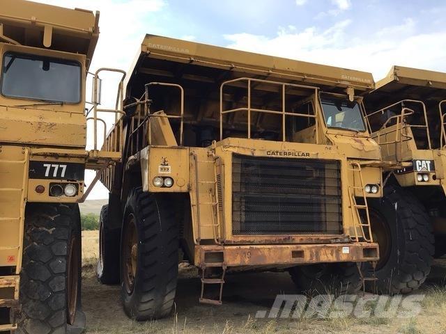 CAT 777 Шарнирно-сочленённые самосвалы