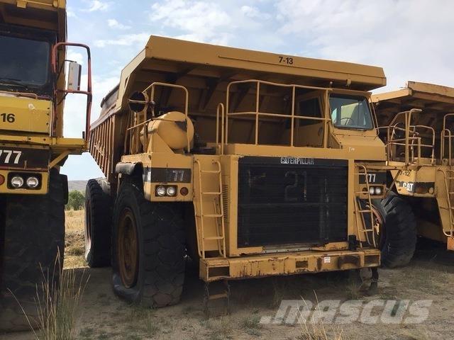 CAT 777 Шарнирно-сочленённые самосвалы
