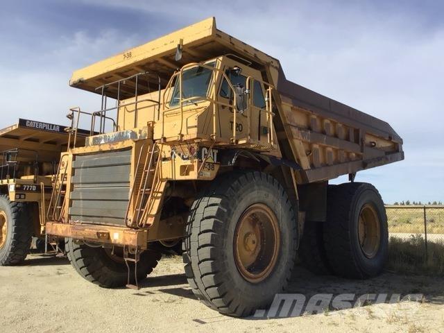 CAT 777C Шарнирно-сочленённые самосвалы