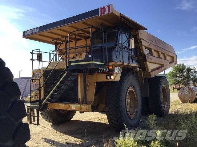 CAT 777D Шарнирно-сочленённые самосвалы