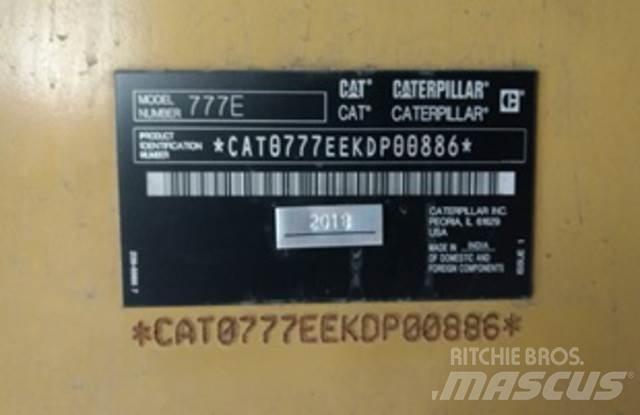 CAT 777E Шарнирно-сочленённые самосвалы