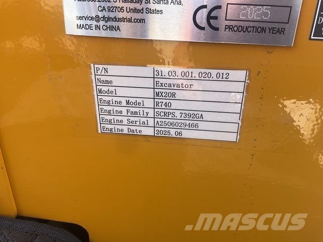CFG MX20R Гусеничные экскаваторы