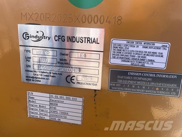 CFG MX20R Гусеничные экскаваторы