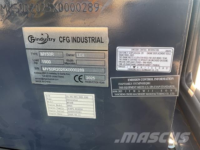 CFG MY50R Гусеничные экскаваторы
