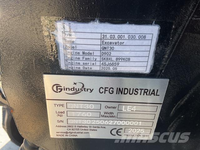 CFG QNT30 Гусеничные экскаваторы