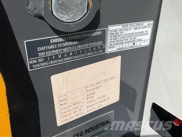 CFG XZ20R Гусеничные экскаваторы