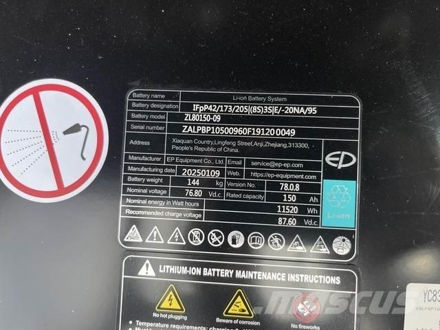 EP EFXZ301 Электропогрузчики