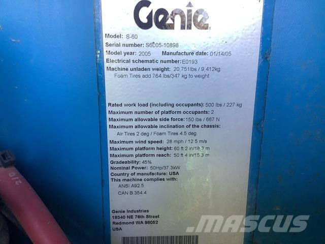 Genie S60 Телескопические подъемники