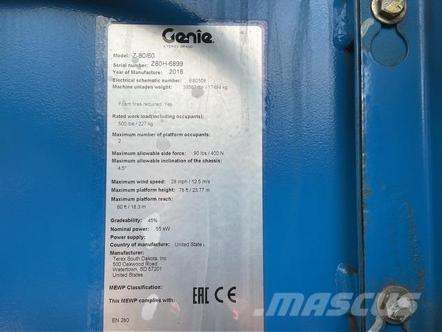 Genie Z80/60 Коленчатые подъемники
