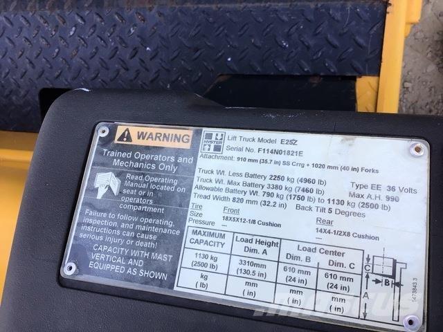 Hyster E25Z Электропогрузчики
