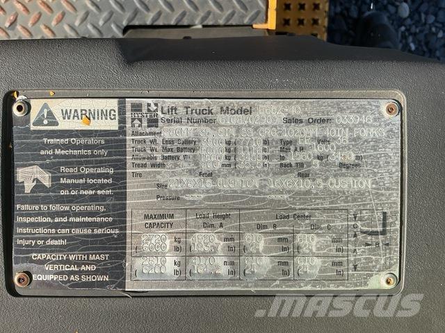 Hyster E65Z-40 Электропогрузчики