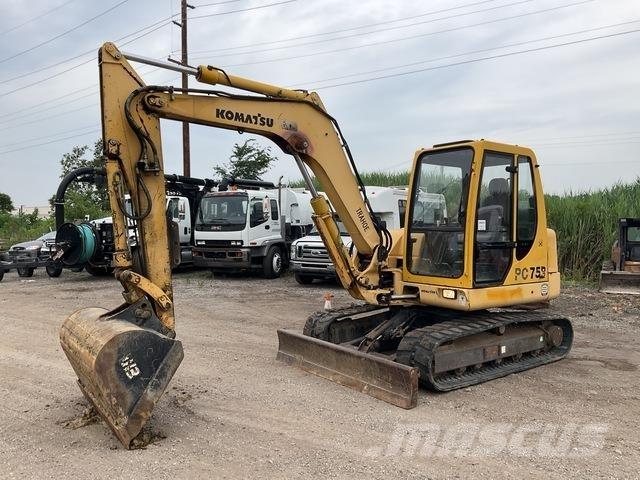 Komatsu PC75R Гусеничные экскаваторы