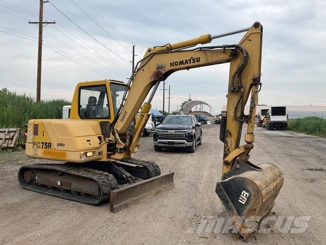 Komatsu PC75R Гусеничные экскаваторы