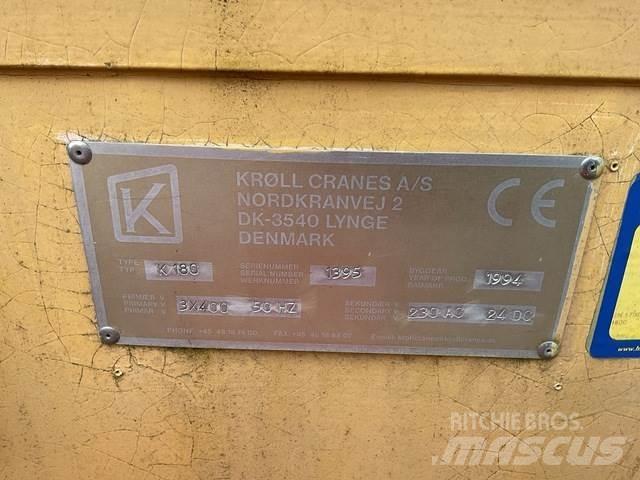 Kroll K180 Башенные краны