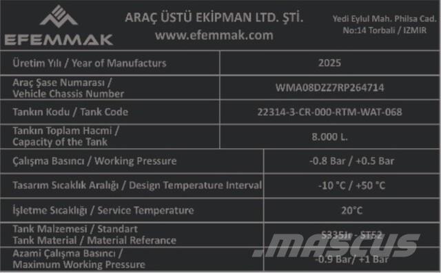 MAN TGM18.250 Поливочные машины