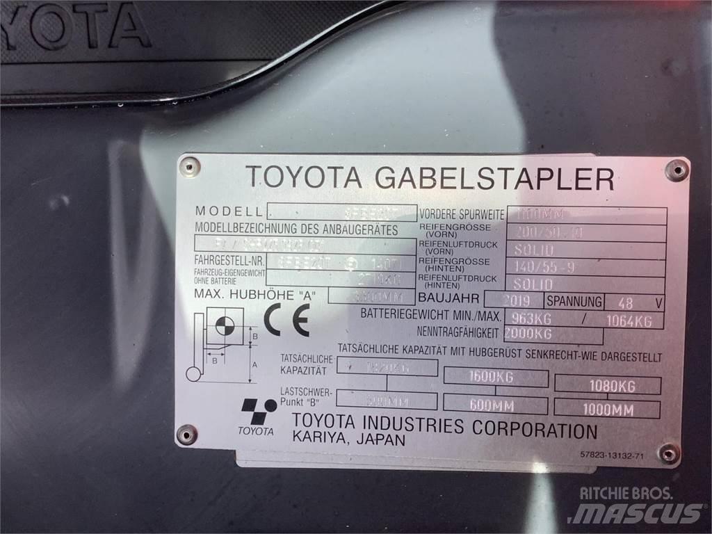Toyota 8FBE20T Электропогрузчики