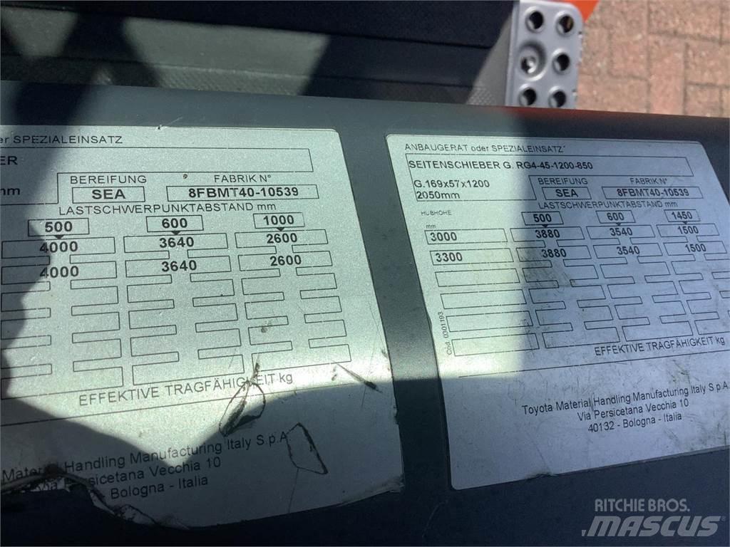 Toyota 8FBMT40 Электропогрузчики
