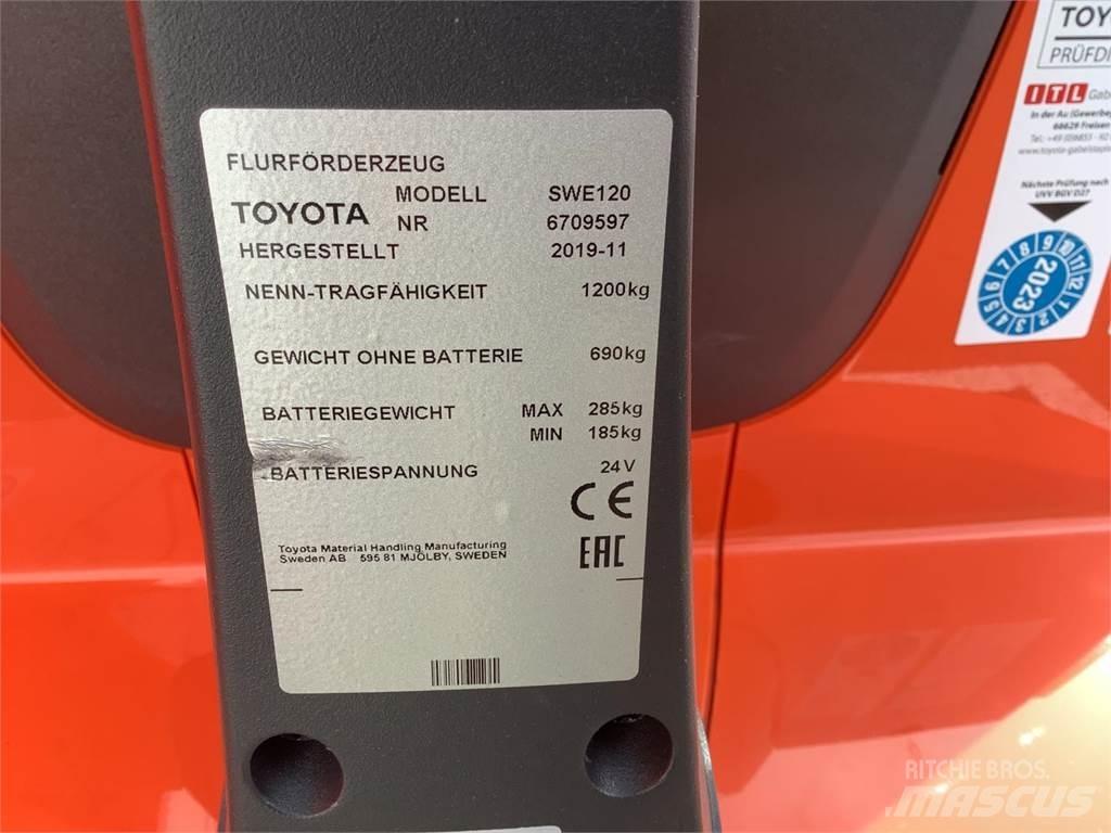 Toyota SWE120 Ручные штабелёры с электроподъёмом