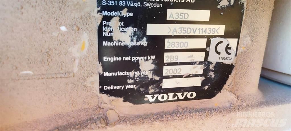 Volvo A35D Шарнирно-сочленённые самосвалы