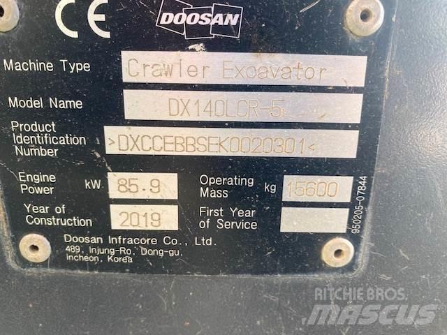 Doosan DX140LCR Гусеничные экскаваторы