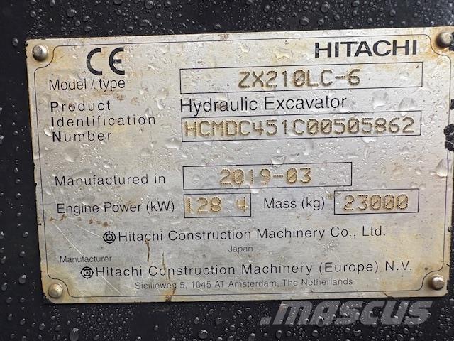 Hitachi ZX210LC-6 Гусеничные экскаваторы