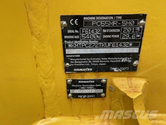 Komatsu PC55 MR-5 Малые экскаваторы 7т-12т