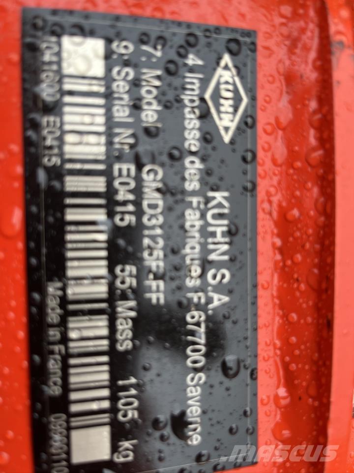 Kuhn GMD 3125 F Уборочные комбайны