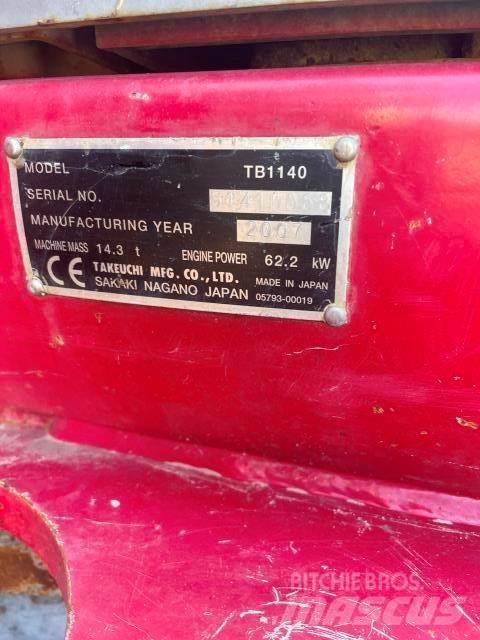 Takeuchi 1140 Мини-экскаваторы