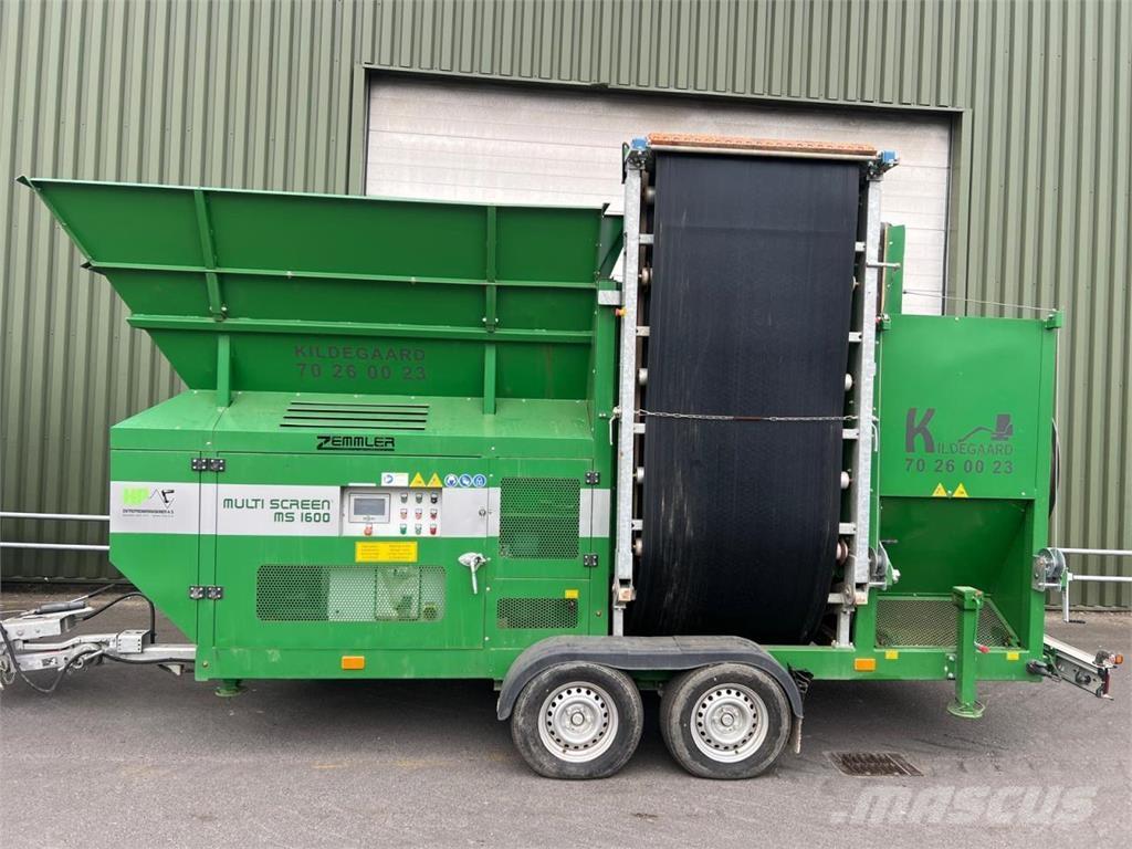 Zemmler MS1600 Оборудование для сортировки отходов