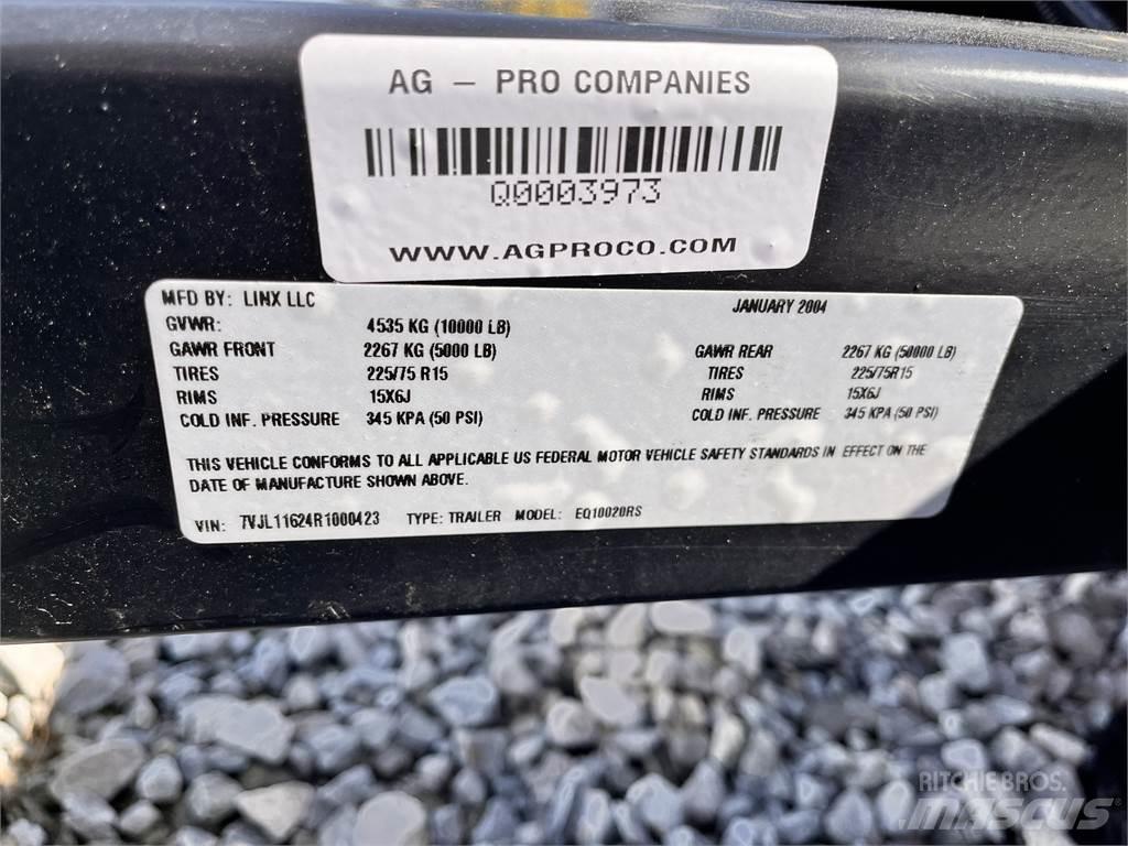  EQ10020RS Обычные тракторные прицепы
