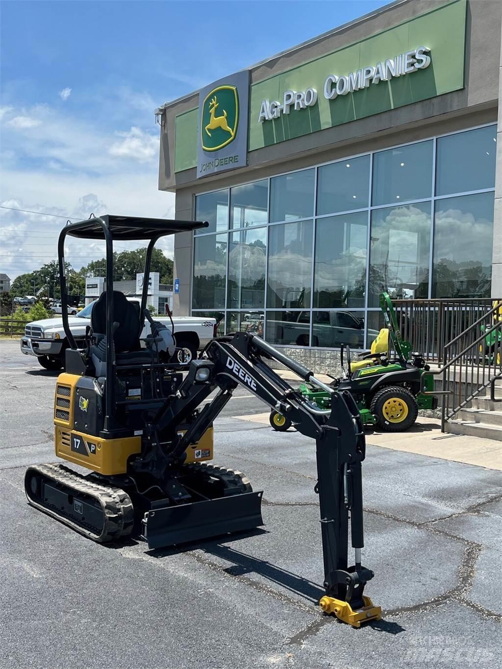 John Deere 17 P Мини-экскаваторы