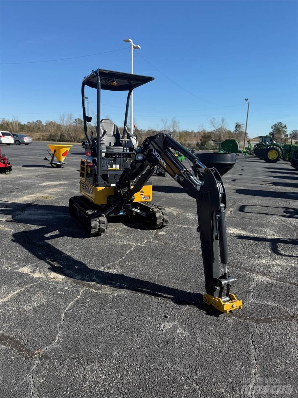 John Deere 17 P Мини-экскаваторы