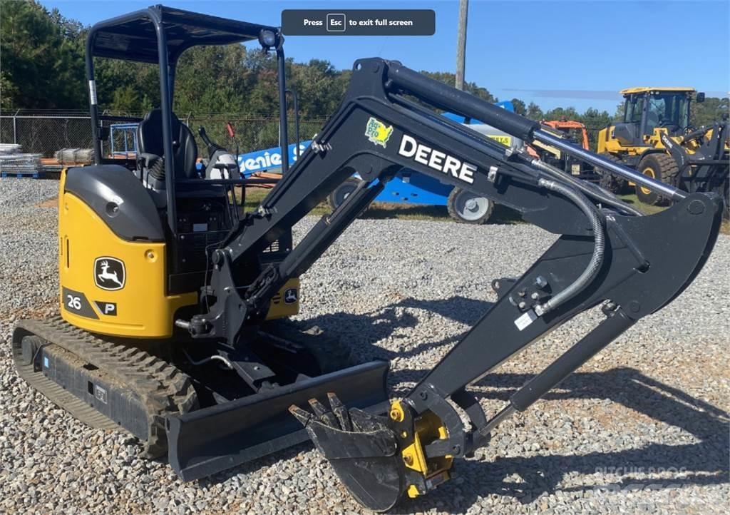 John Deere 26 P Мини-экскаваторы