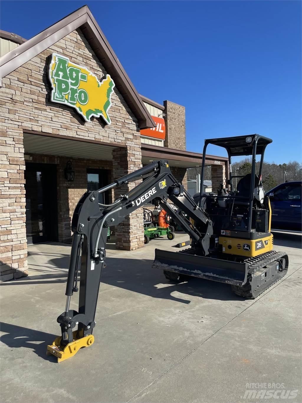 John Deere 26 P Мини-экскаваторы