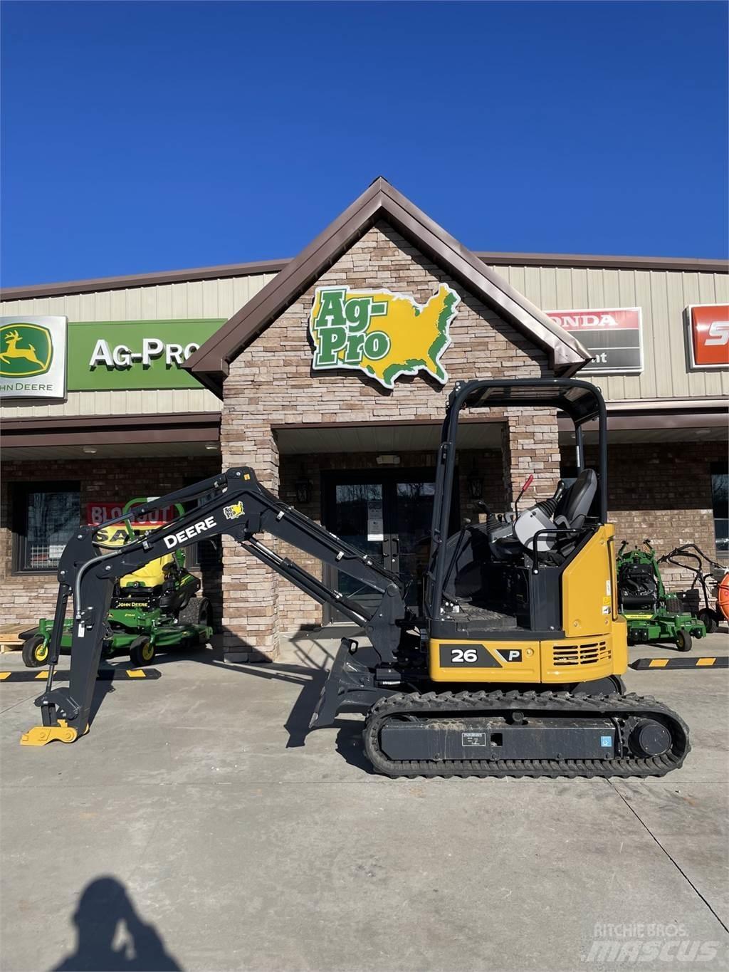 John Deere 26 P Мини-экскаваторы