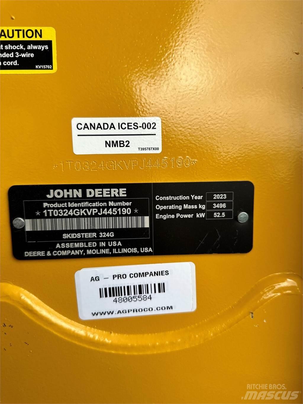 John Deere 324G Мини-погрузчики