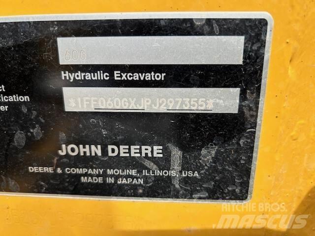 John Deere 60G Мини-экскаваторы